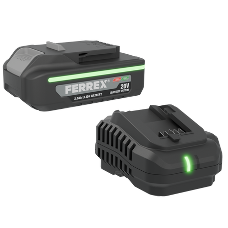 Essential Starter Set 20V (2.0Ah Battery + 2.4A Charger)