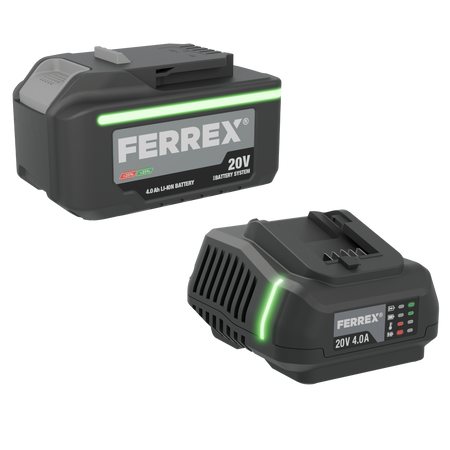 Power Starter Set 20V (4.0Ah Battery + Fast Charger)